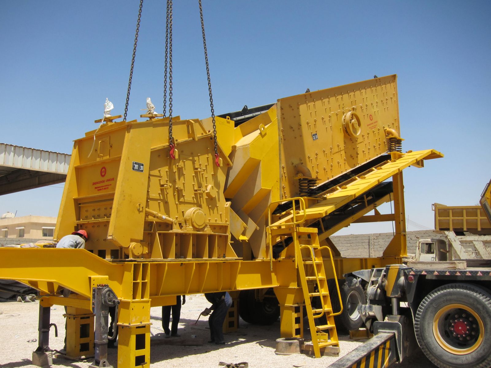 mobile impact crusher plant